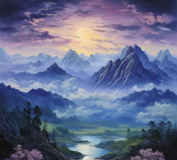 山韵字魂，山之壮美与诗意佳句集锦
