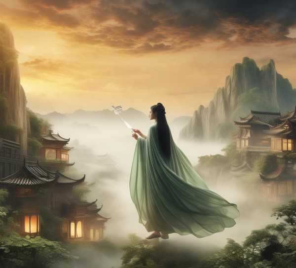 梦游天姥，李白诗意之旅中的古今交融画卷