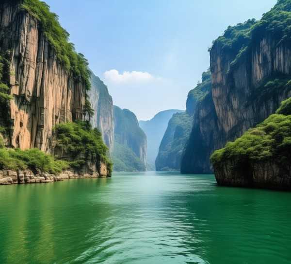 三峡山水画卷，千古奇观的不朽魅力,三峡原文，千古奇观，山水画卷的永恒魅力,心灵,画卷,壮丽,第1张
